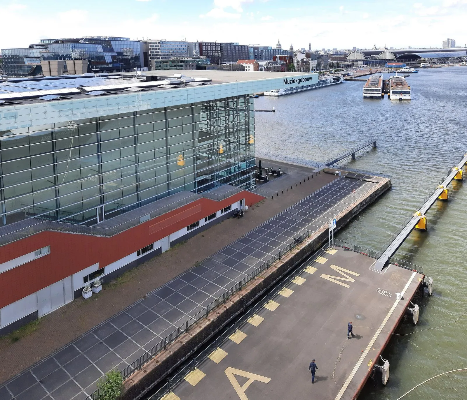 Port of Amsterdam harbor facilities