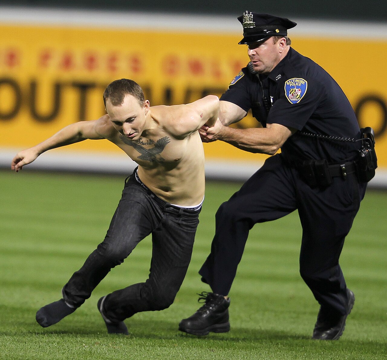 Oriole Park at Camden Yards baseball stadium with iconic warehouse building in background