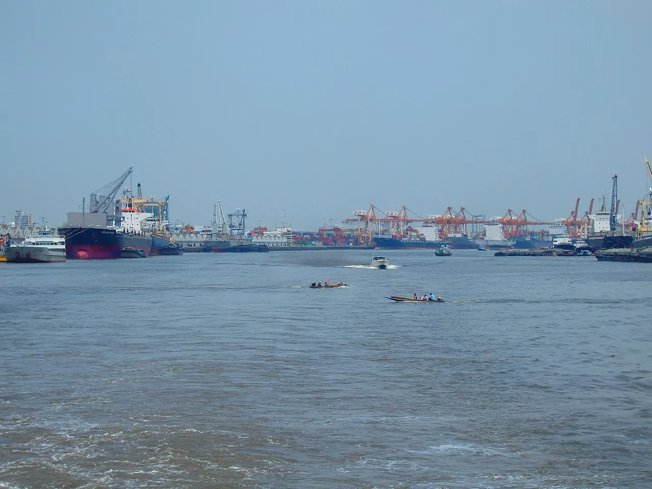 Coastal landscape of Bangkok, Thailand