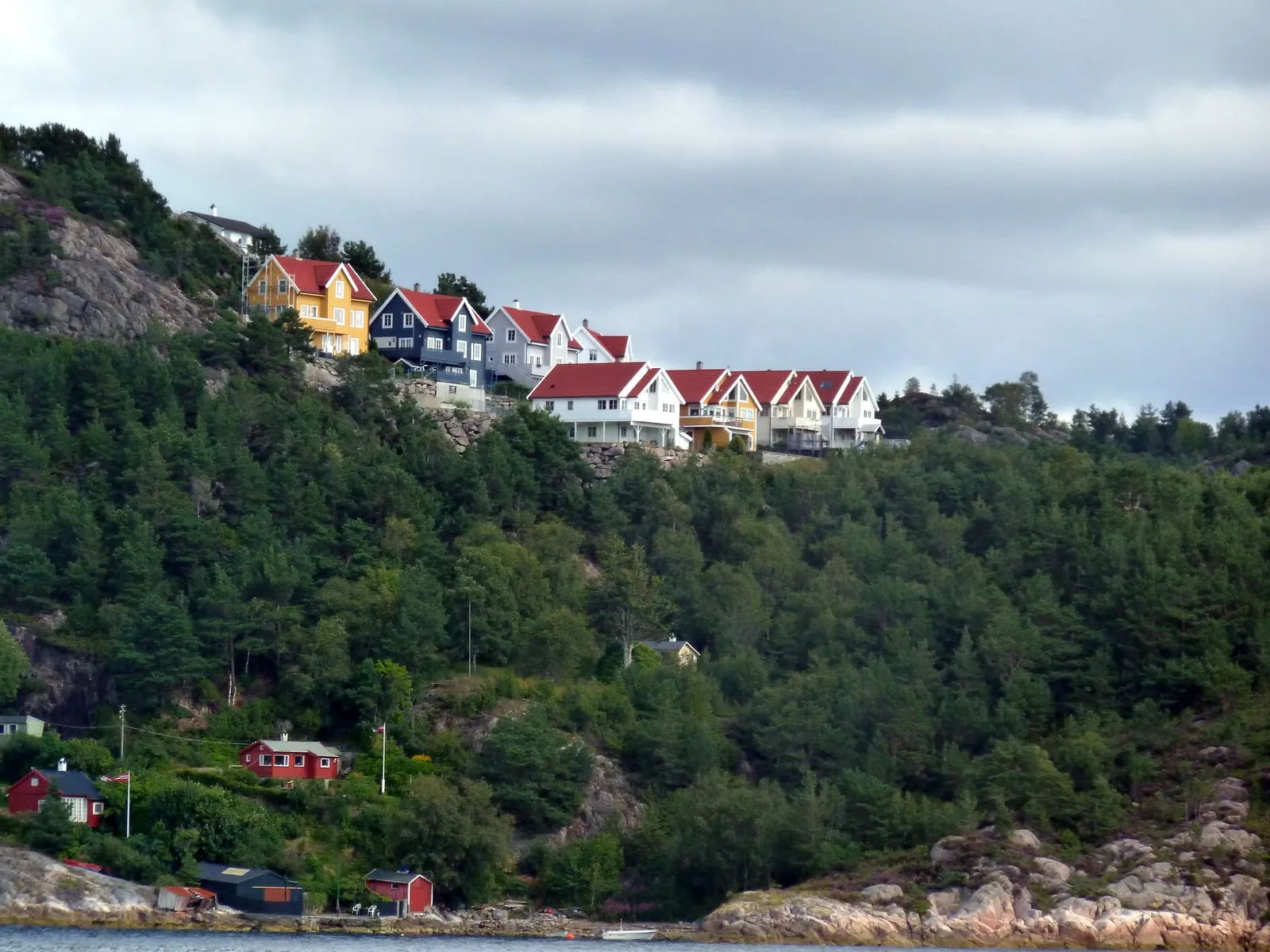 Edvard Grieg composer hut at Troldhaugen lakeside home and museum