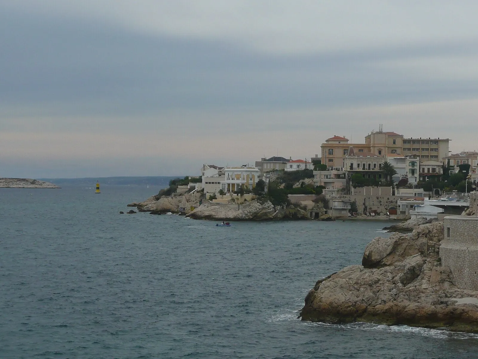 Art deco Carlton Hotel facade with twin domes on La Croisette waterfront