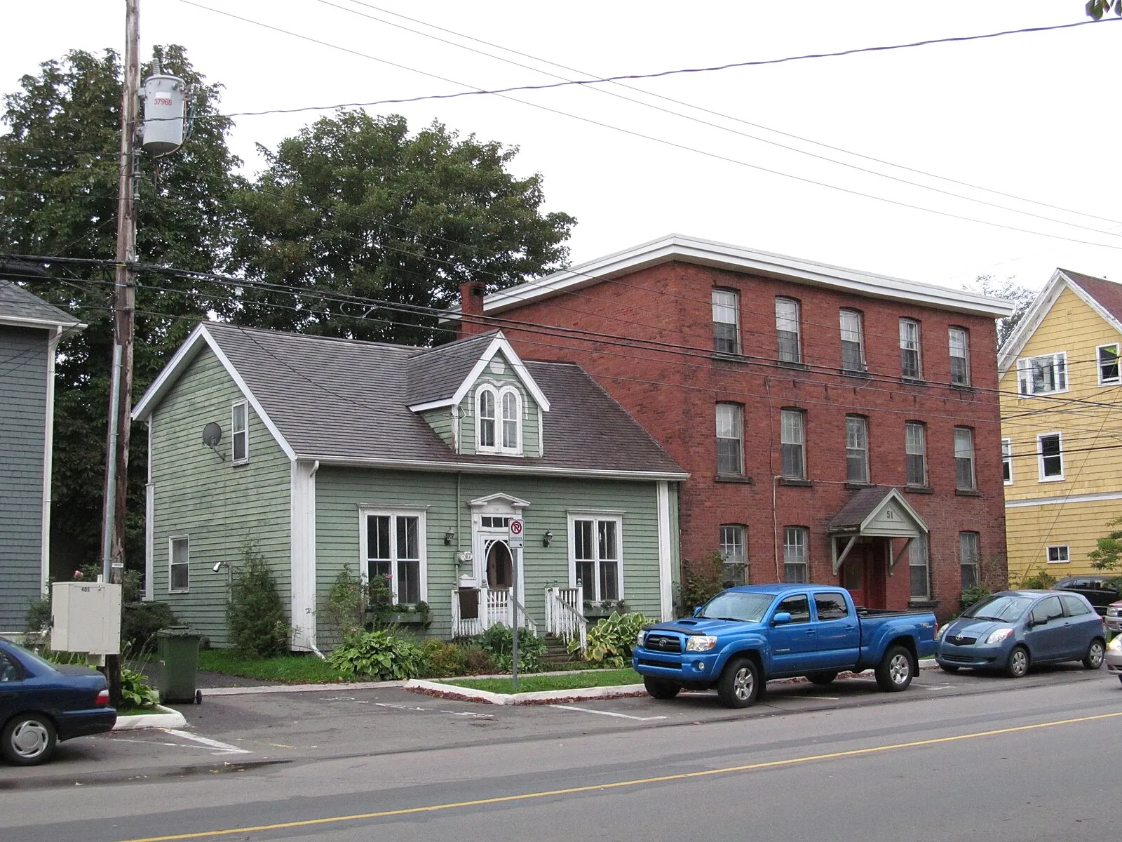 Province House National Historic Site Georgian facade in downtown Charlottetown