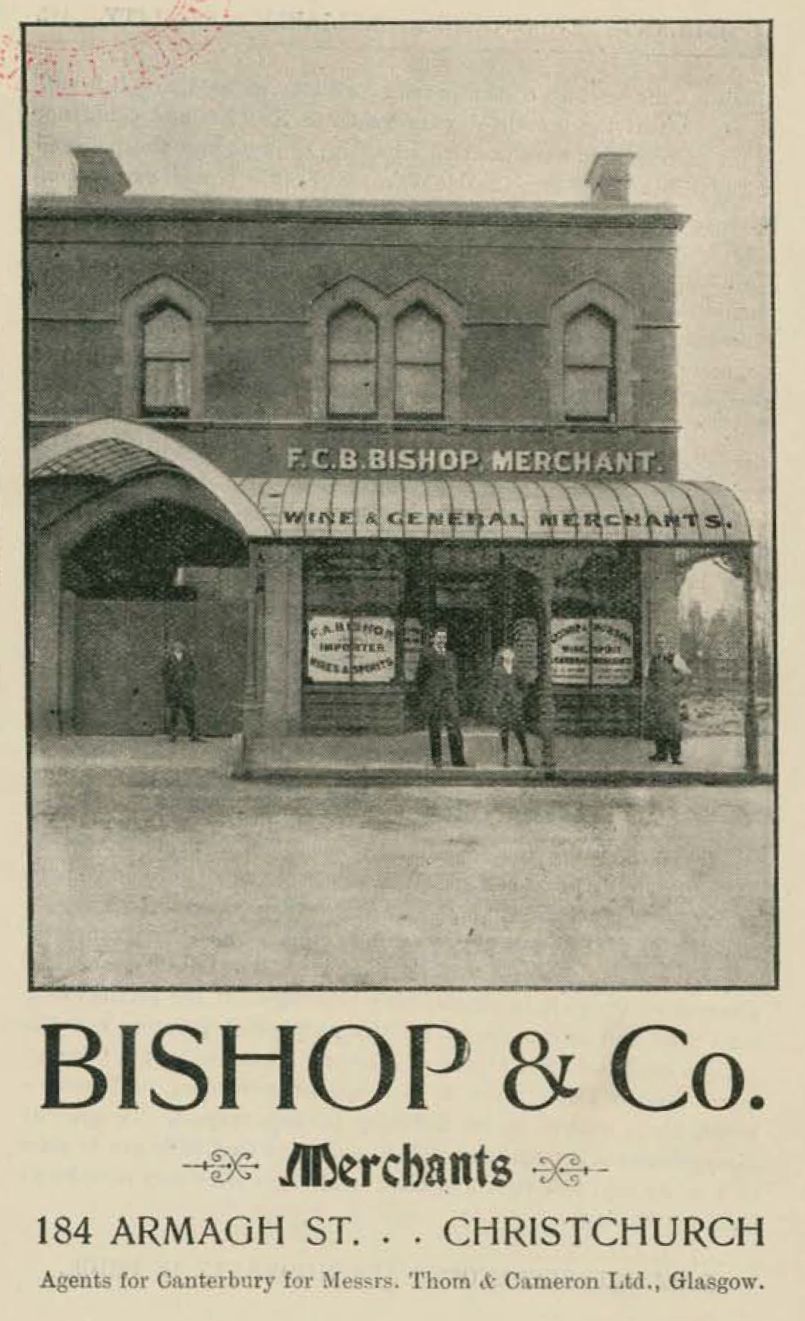 Lyttelton Harbour with cruise ship berthed at port against volcanic crater hills