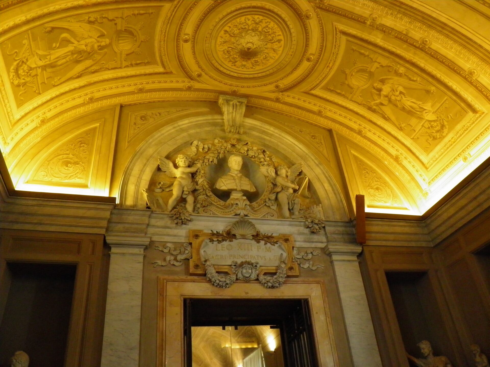 Sistine Chapel ceiling painted by Michelangelo