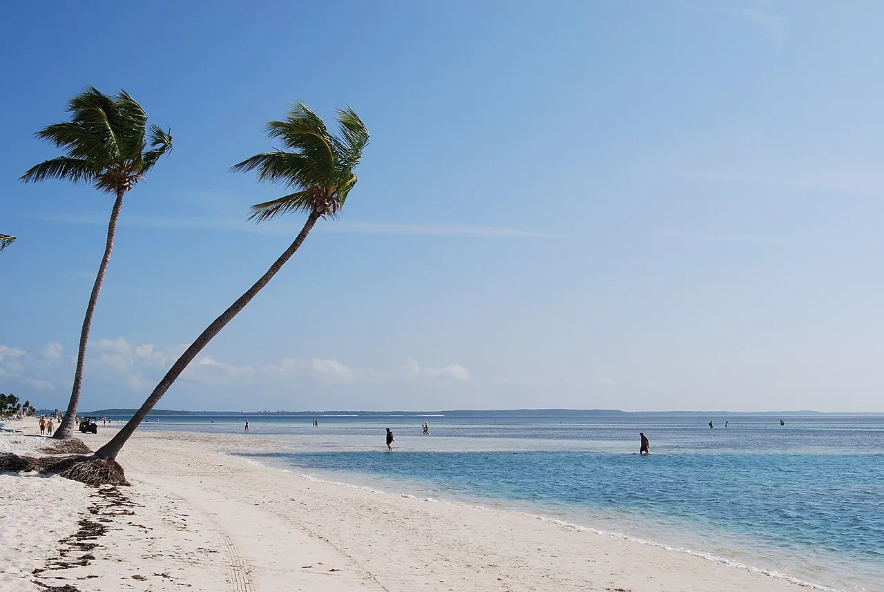 CocoCay beach with pristine white sand