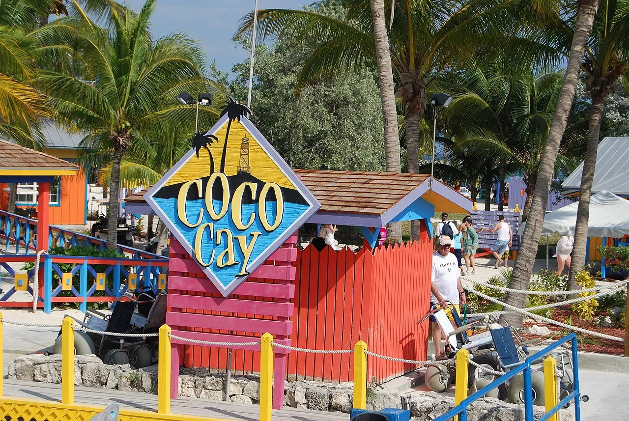 CocoCay welcome sign
