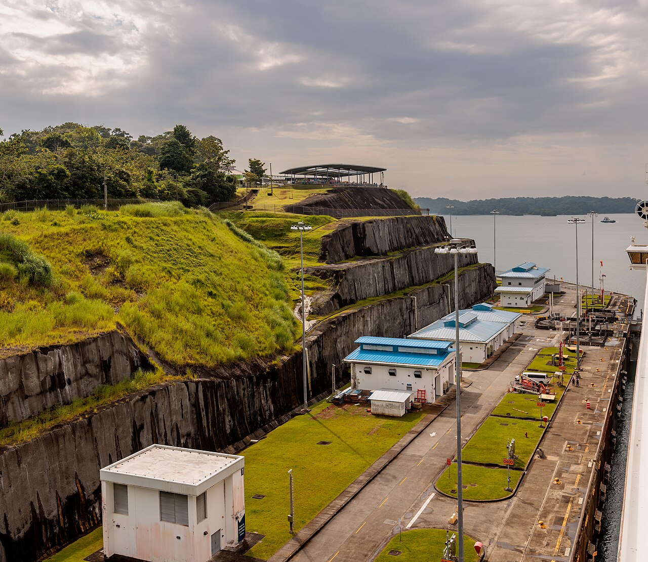 Tropical jungle surrounding the Panama Canal zone