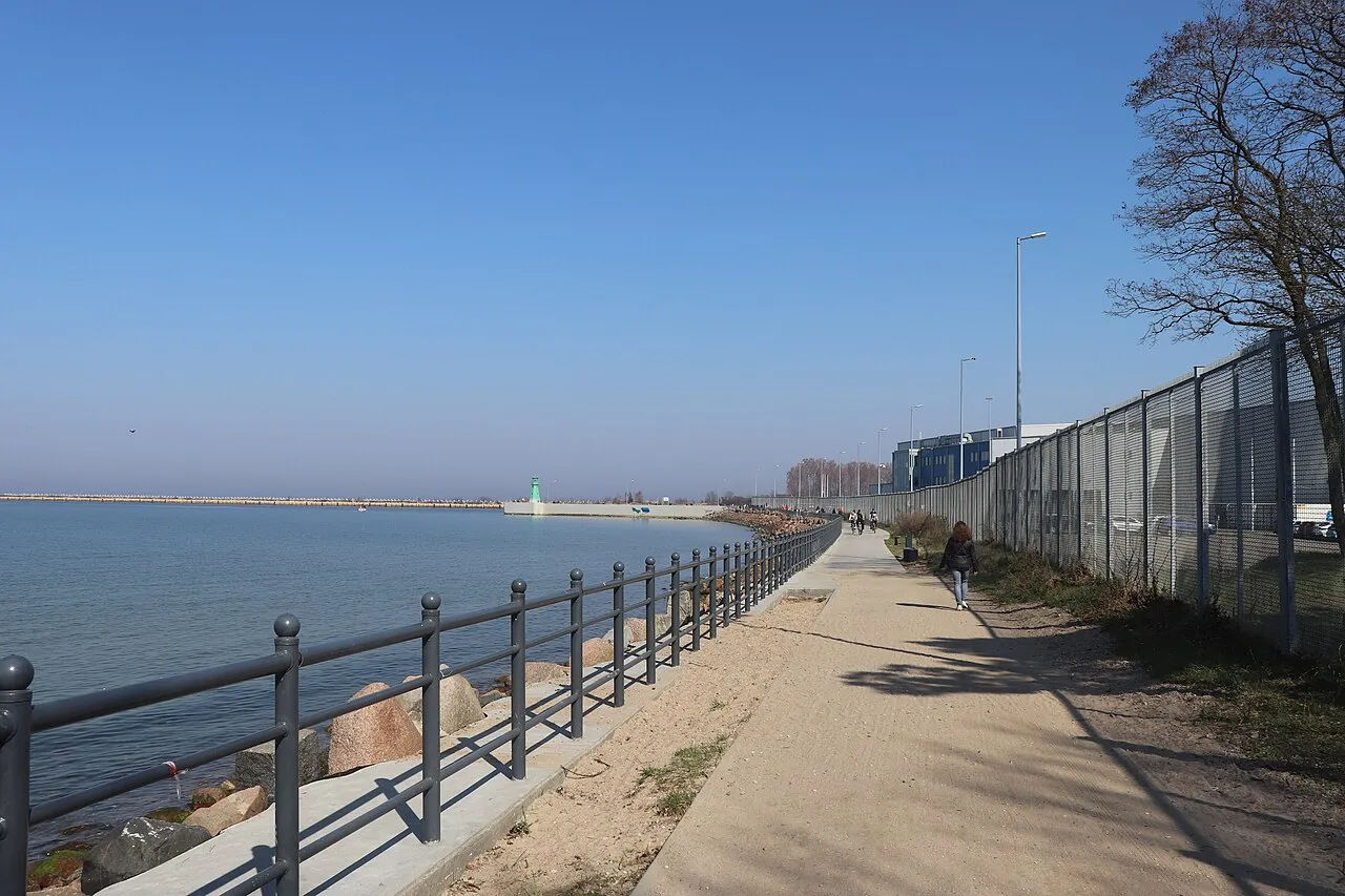 Gdansk harbor view