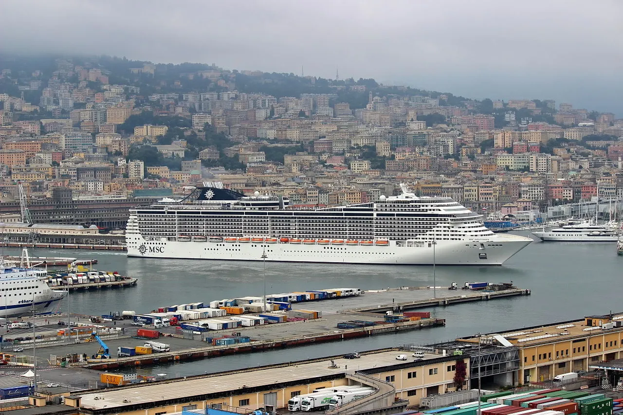 Genoa panoramic view