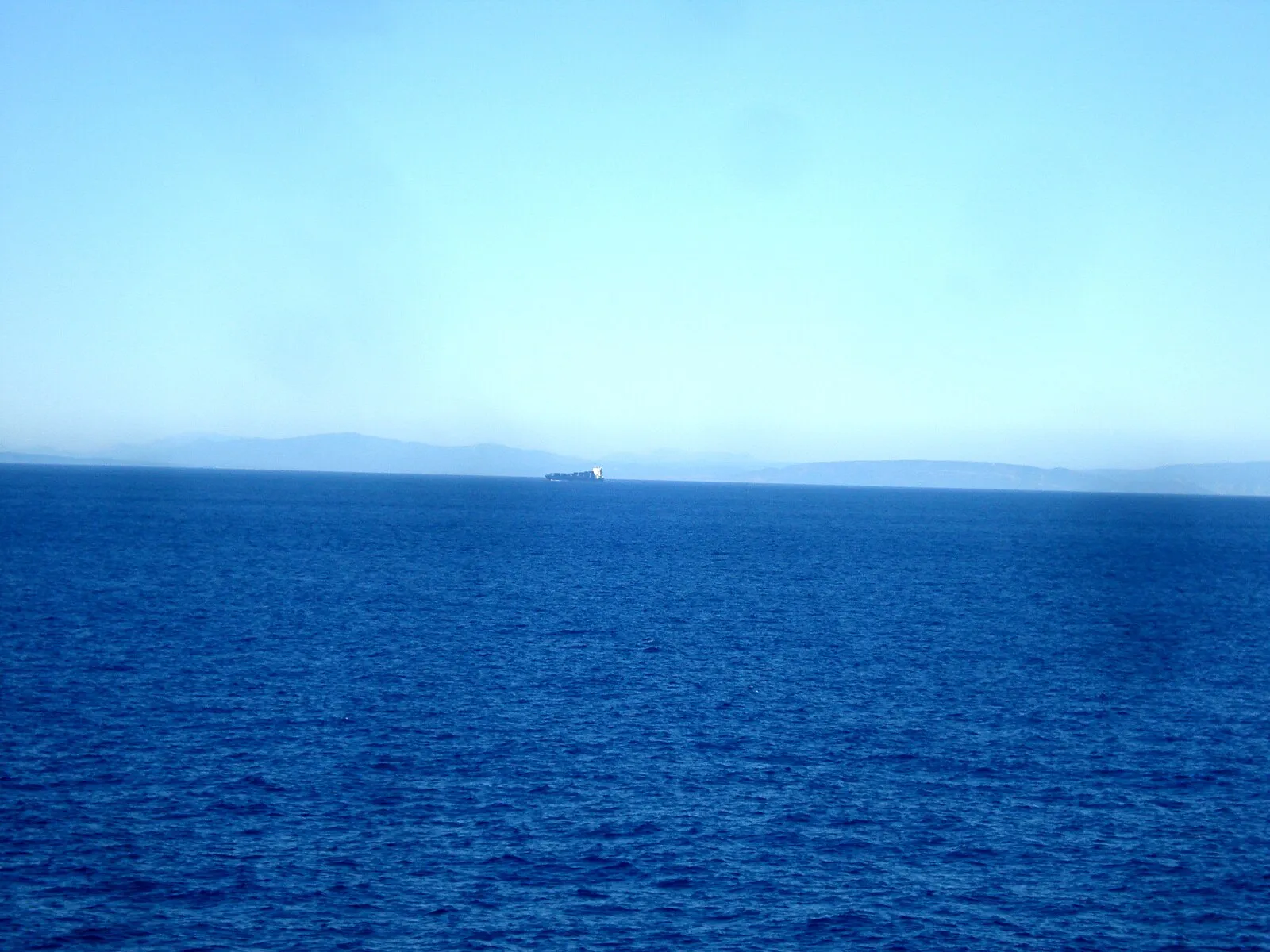 The cable car ascending the Rock of Gibraltar with panoramic views