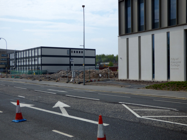Glasgow College of Nautical Studies building on the waterfront near the Clyde