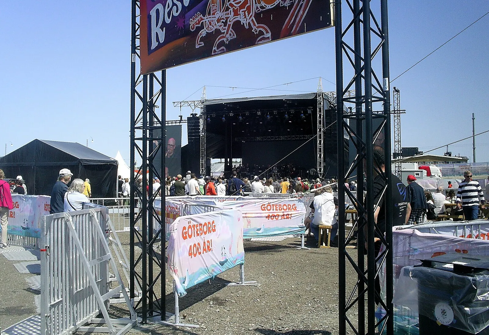 Outdoor concert celebrating Gothenburg's 400th anniversary