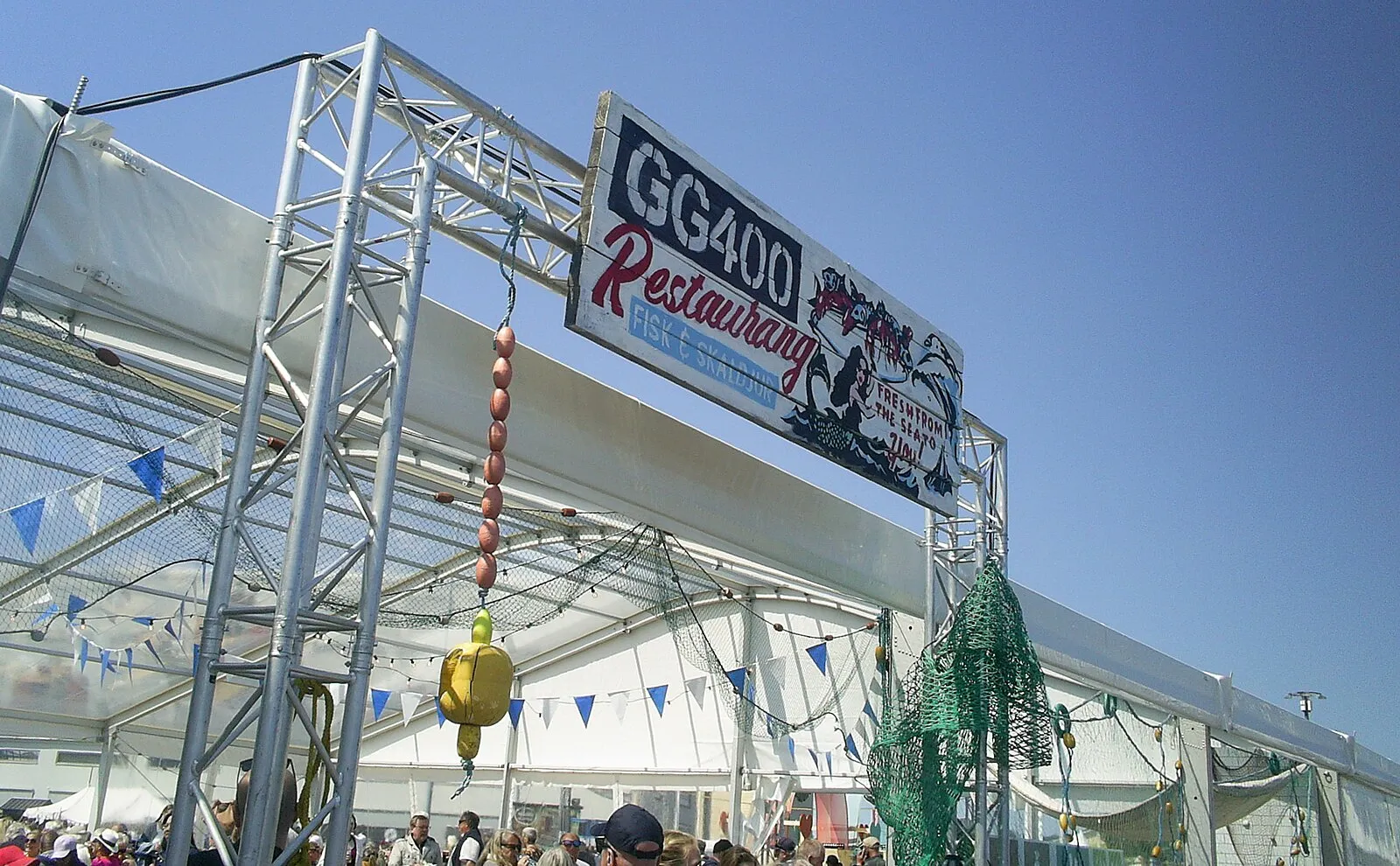 GG400 seafood restaurant at Gothenburg's anniversary festival
