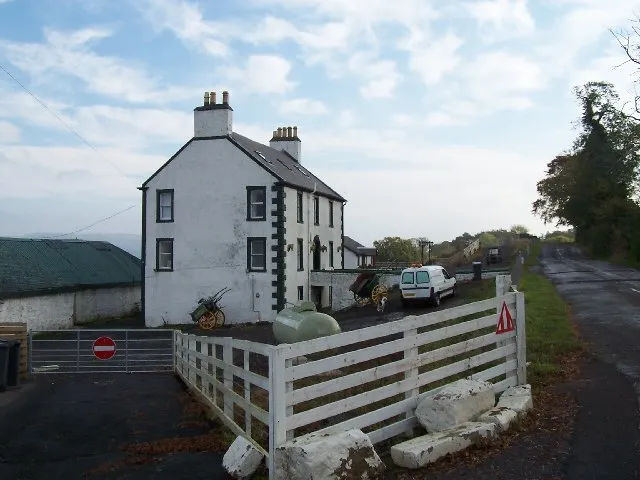Greenock town centre street scene with historic Scottish architecture