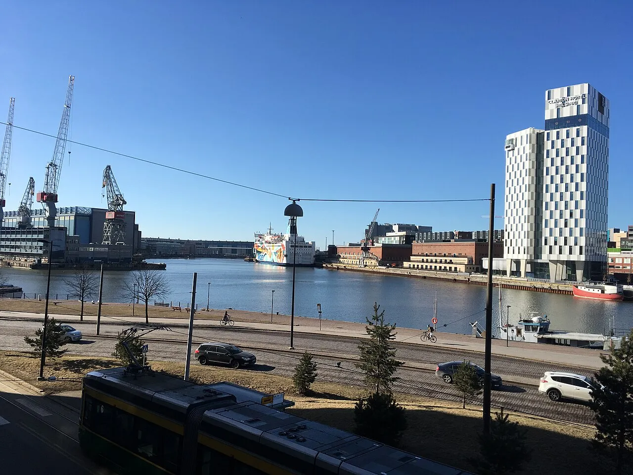 Helsinki harbor view