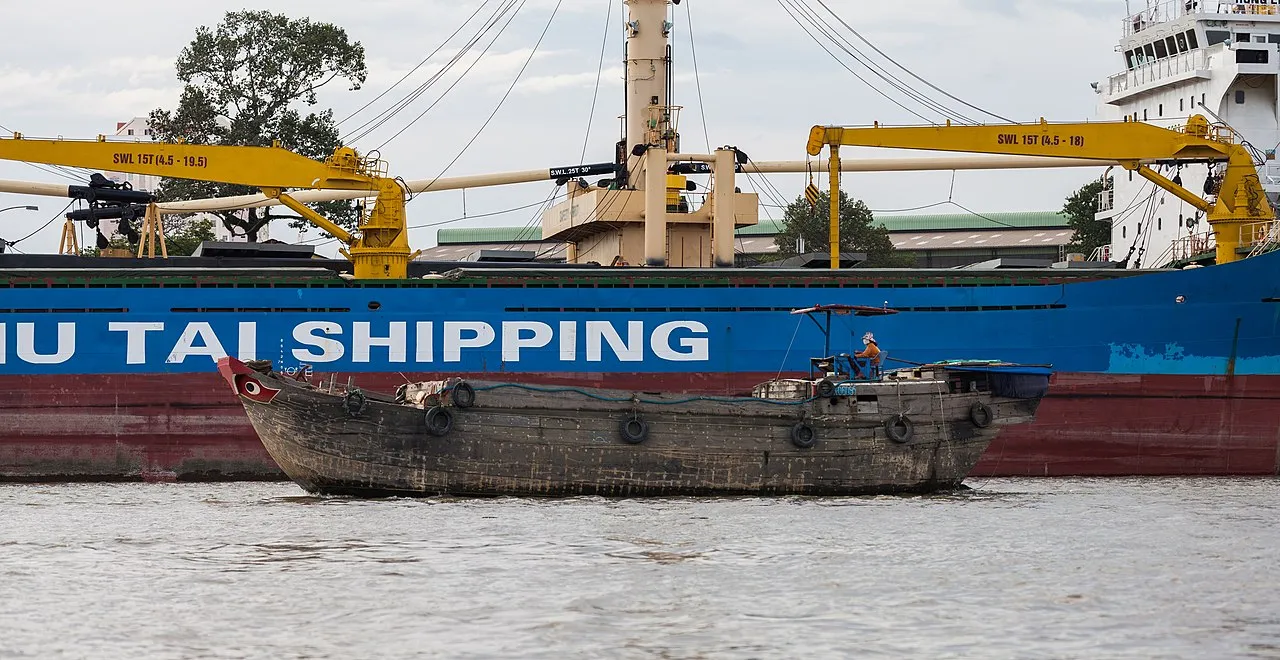 Ho Chi Minh City harbor view