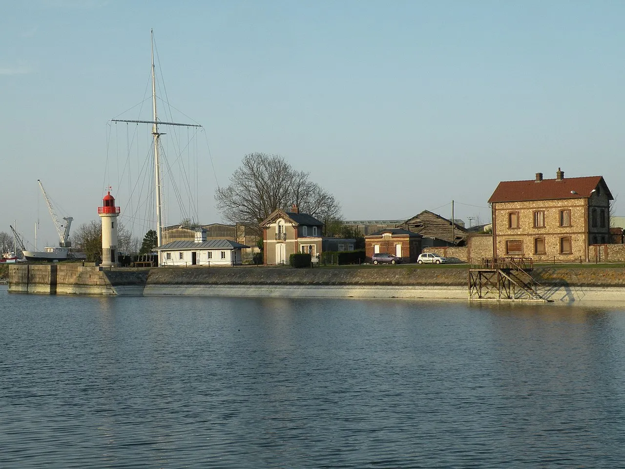 Honfleur harbor view