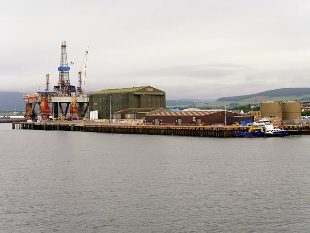 Invergordon harbor view