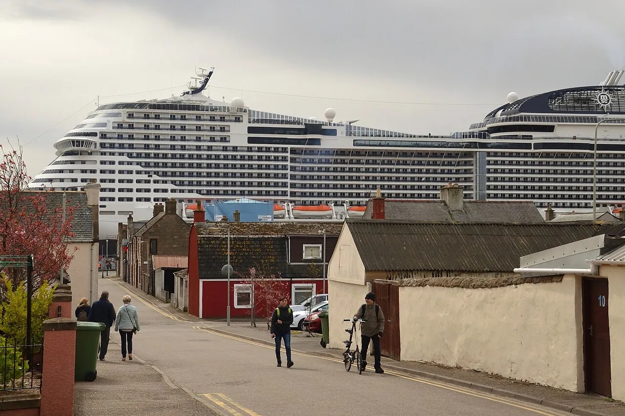 Coastal landscape of Invergordon, Scotland