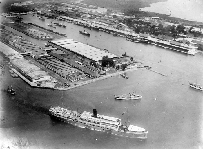 Jakarta harbor and waterfront