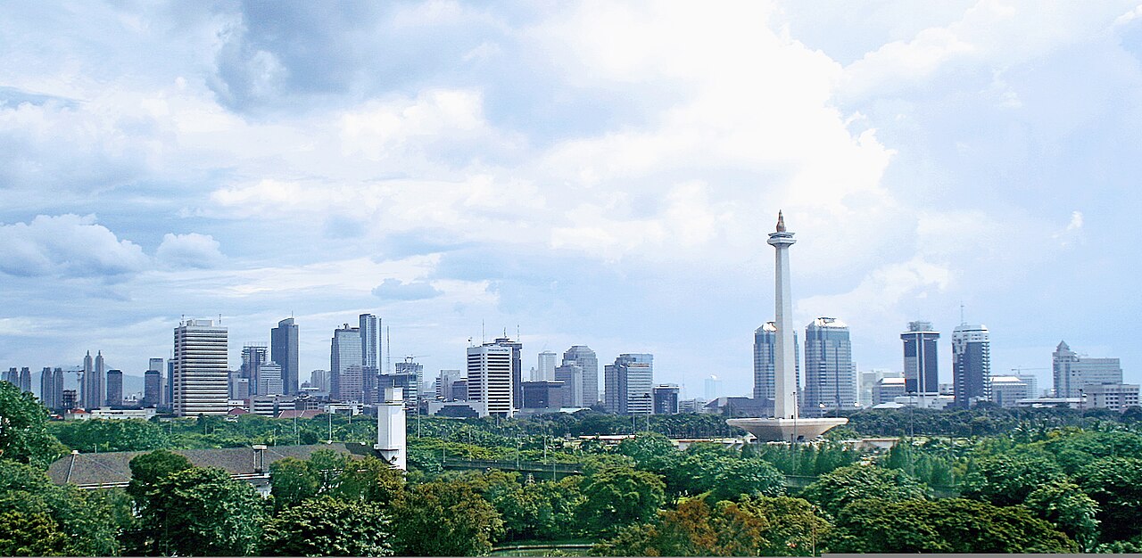 Panoramic view of Jakarta