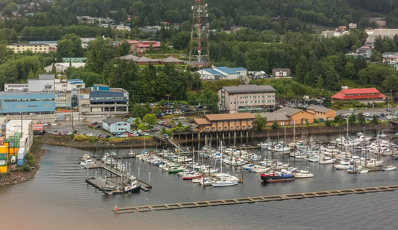 Port panorama of Ketchikan, Alaska