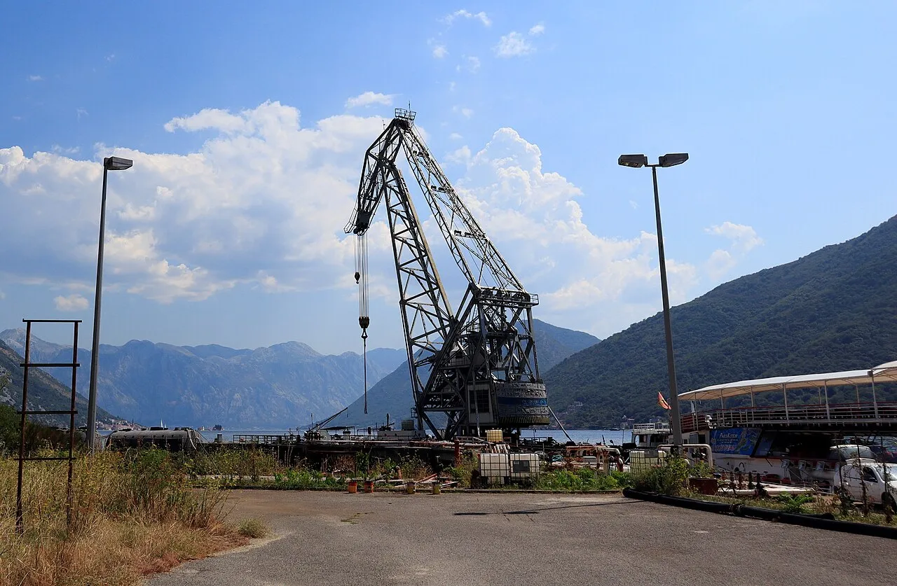 Coastal landscape of Kotor, Montenegro