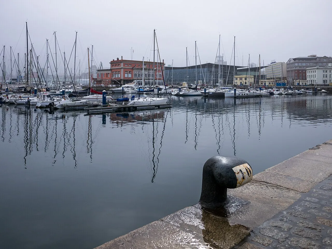 La Coruña harbor view