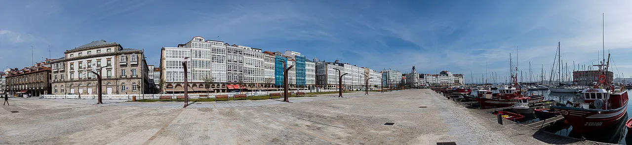 Coastal landscape of La Coruña, Spain