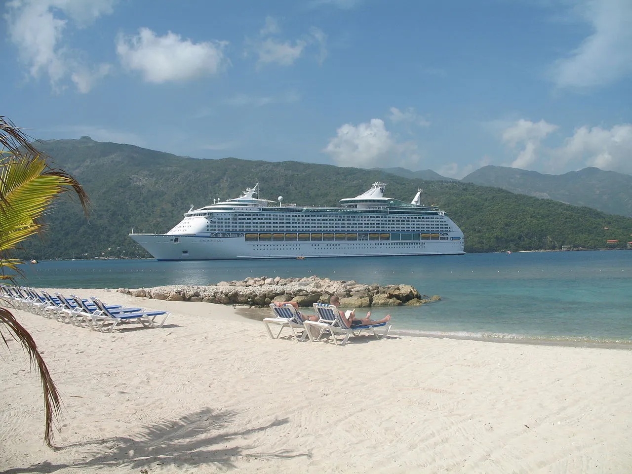 Labadee beach view