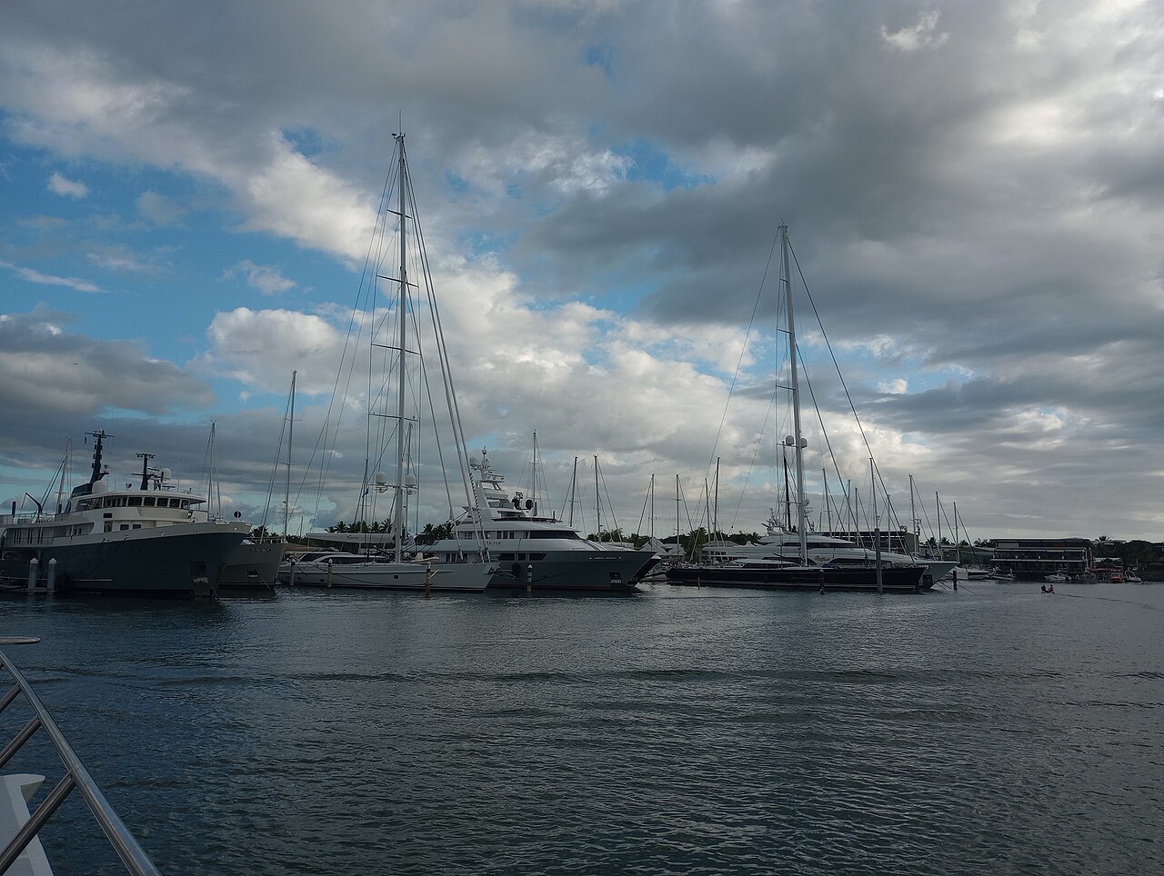 Lautoka harbor and cruise port with ships at the waterfront