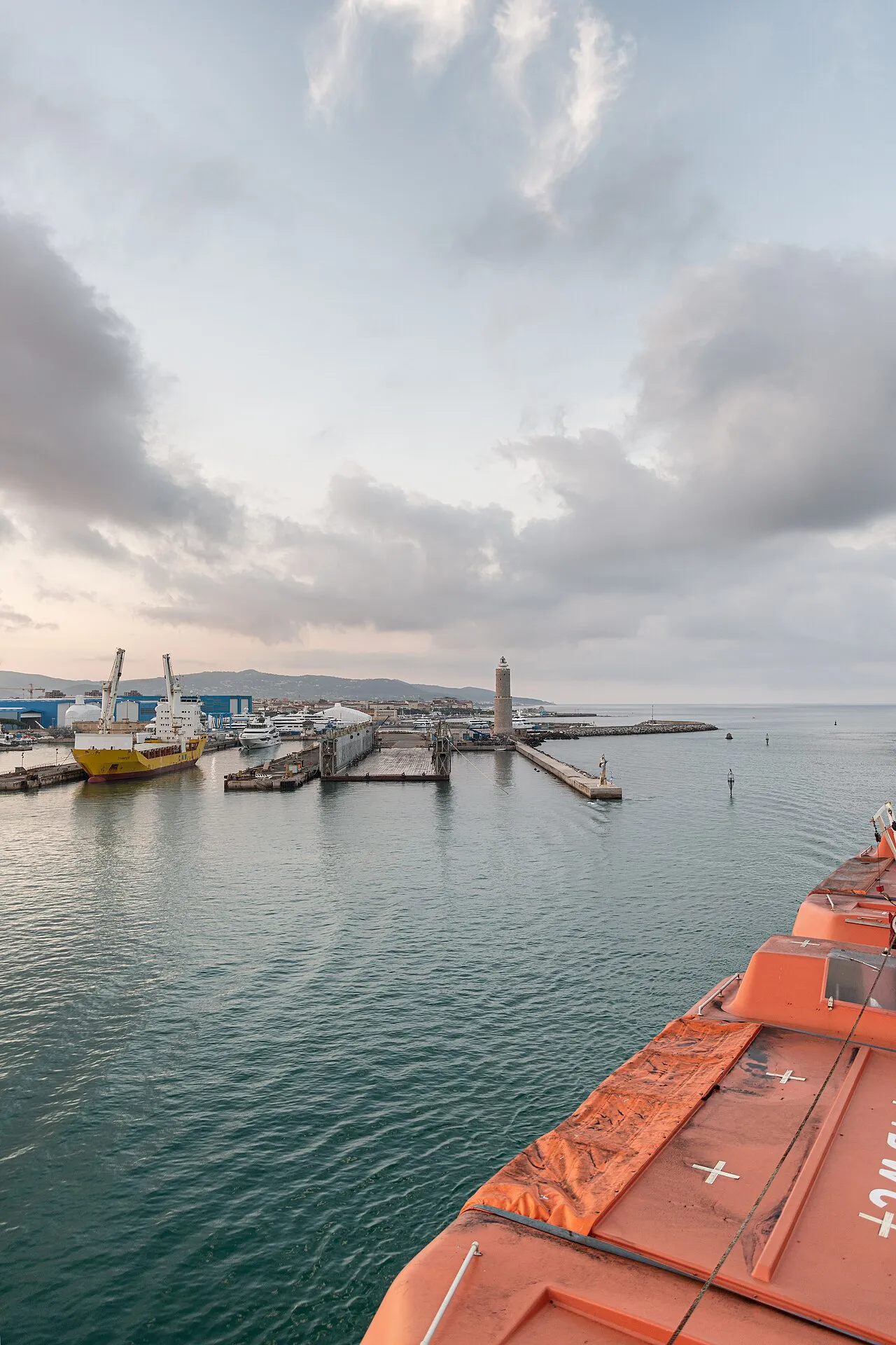 Livorno panoramic view
