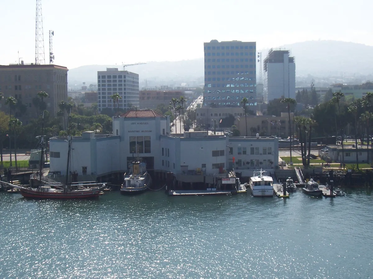 Los Angeles Maritime Museum building at San Pedro waterfront