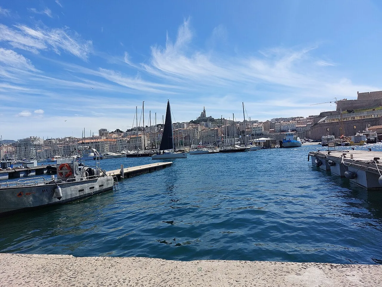 Coastal landscape of Marseille, France