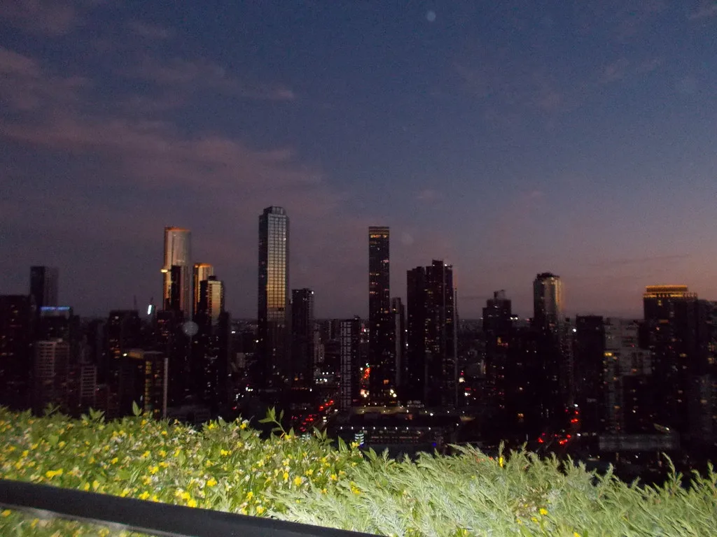 Panoramic view of Melbourne