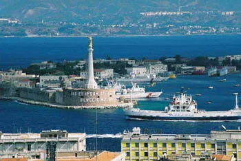 Coastal landscape of Messina, Sicily