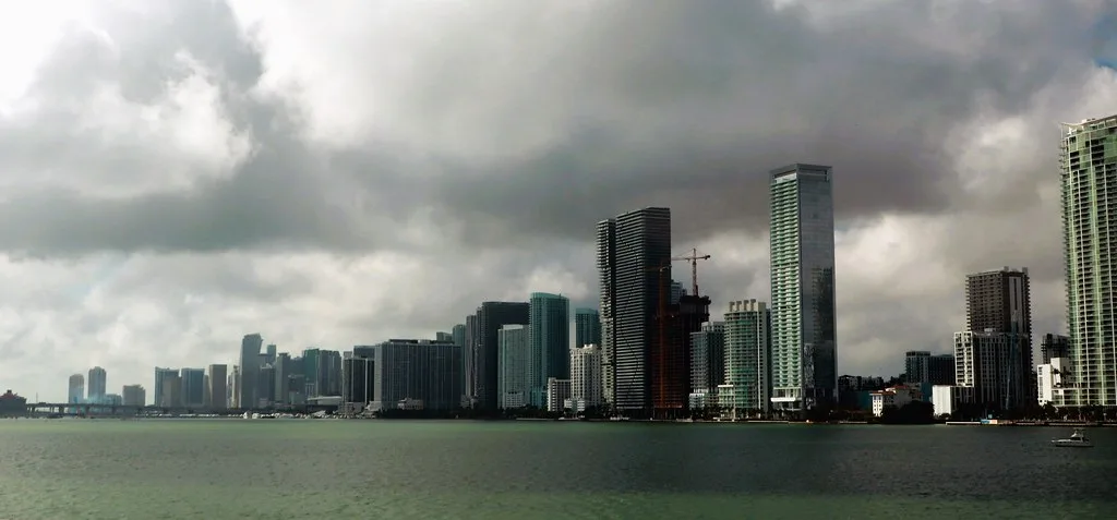 Colorful street scene in Little Havana along Calle Ocho in Miami