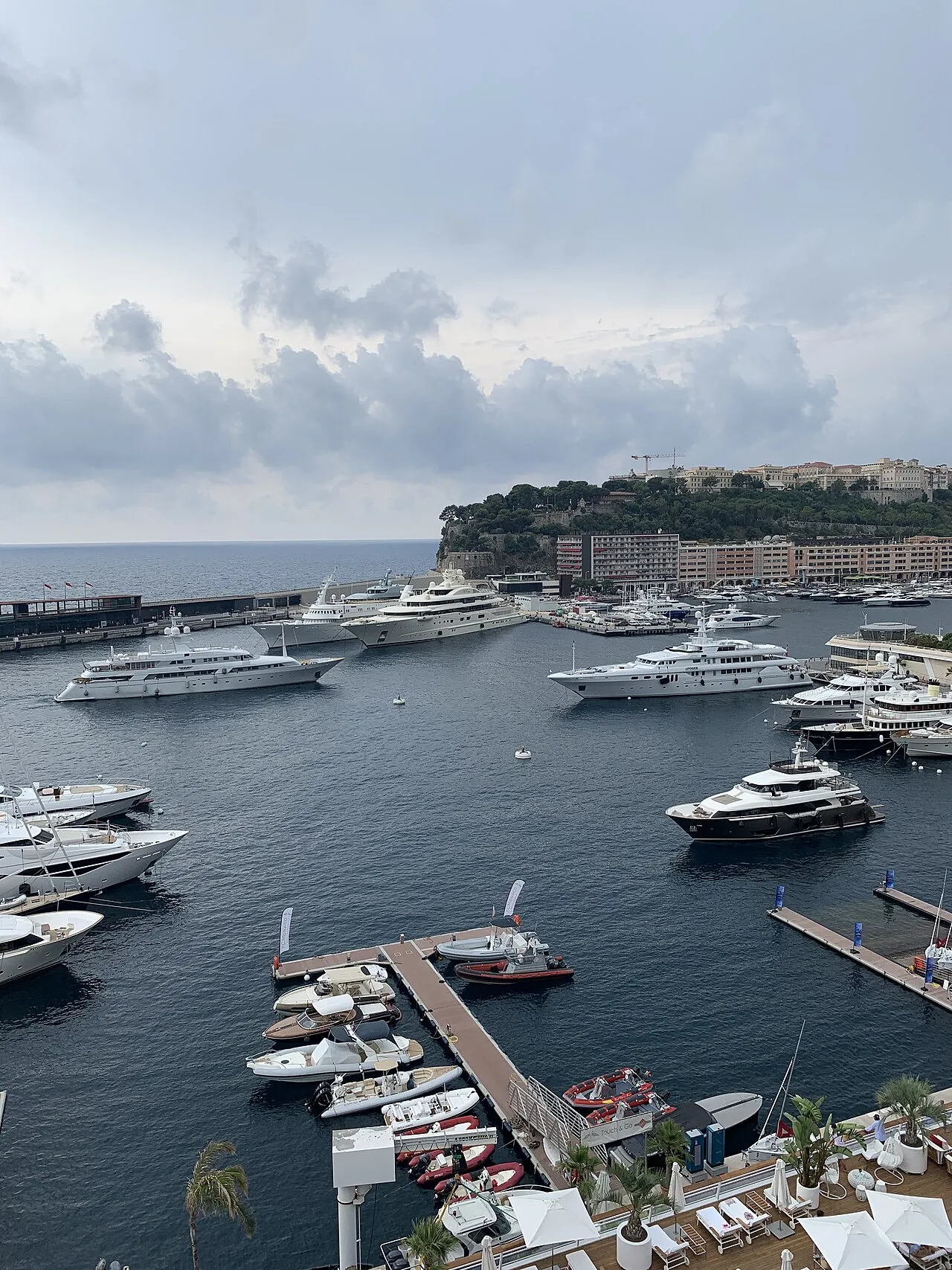 Coastal landscape of Monte Carlo, Monaco