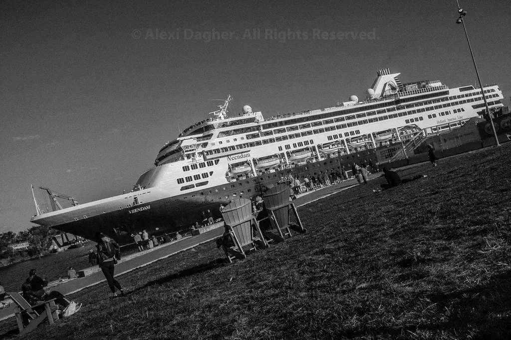 Montreal harbor and waterfront
