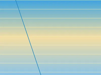 White sand beach stretching along Moorea coastline with palm trees and clear water