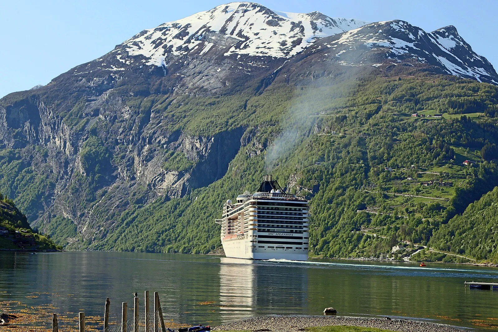 Norwegian Fjords harbor view