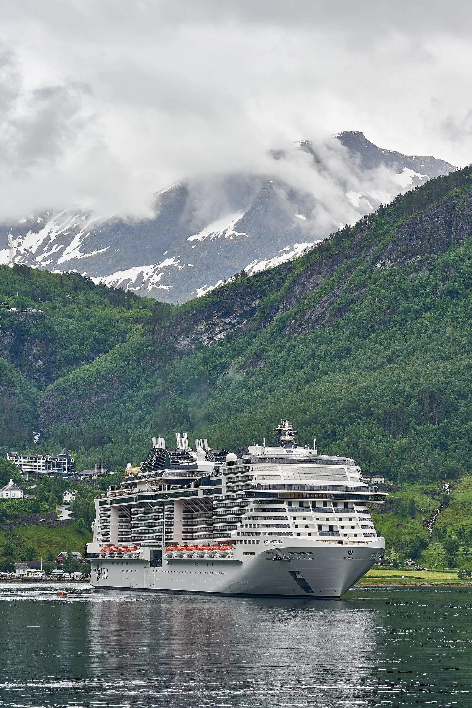 Norwegian Fjords panoramic view