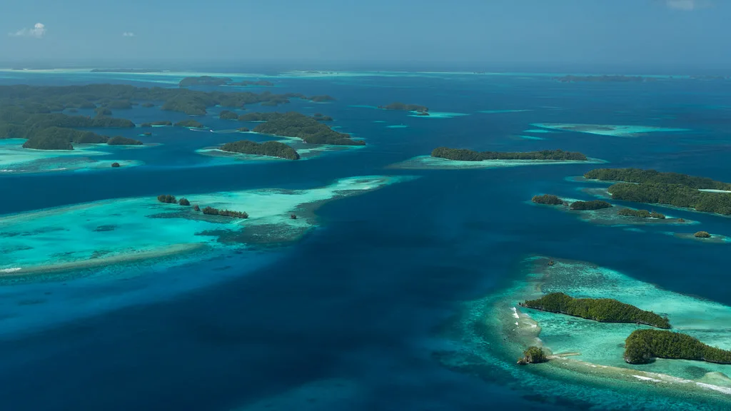 Palau harbor and waterfront