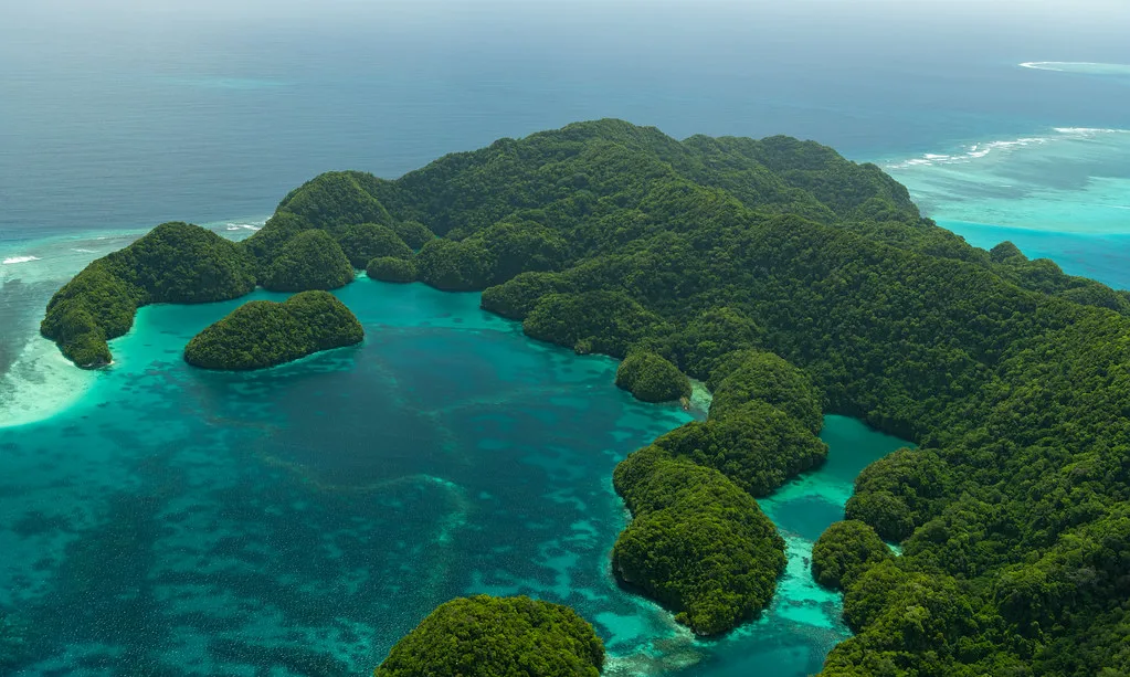 Panoramic view of Palau