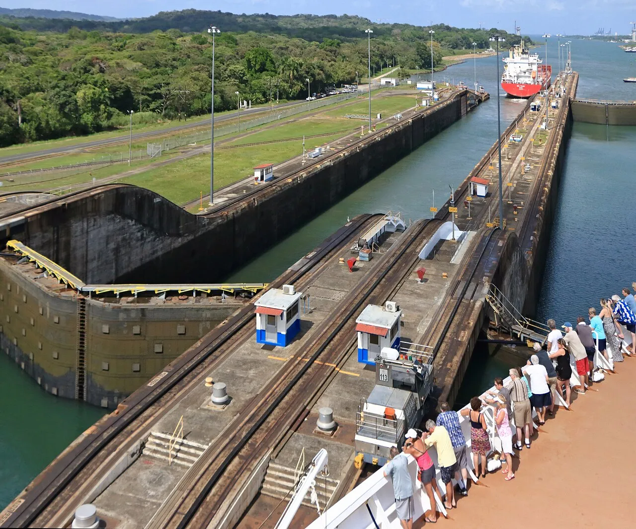 Panama Canal waterfront