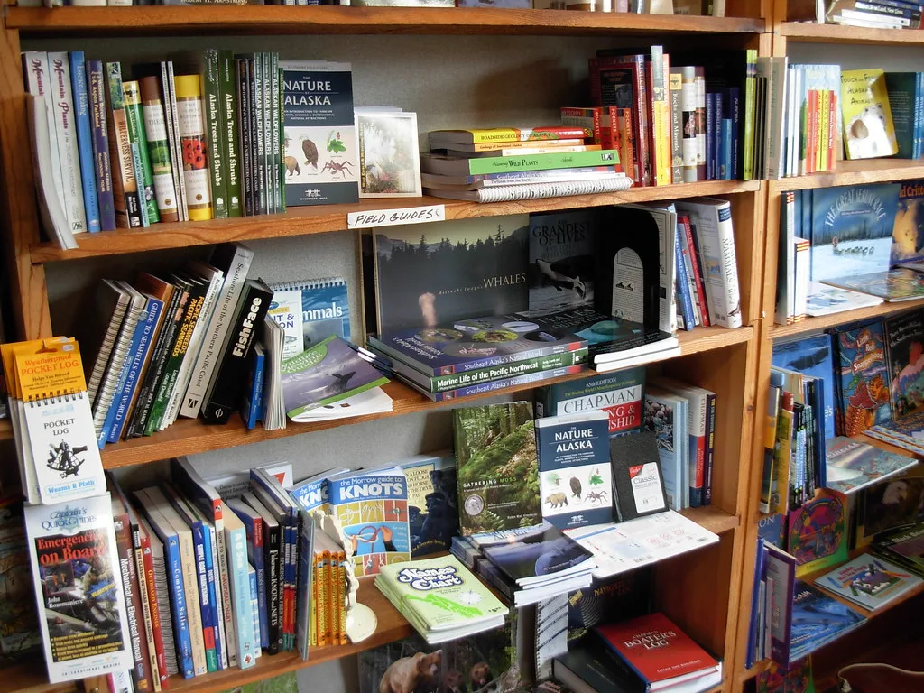 Sing Lee Alley Books storefront on the historic boardwalk in Petersburg