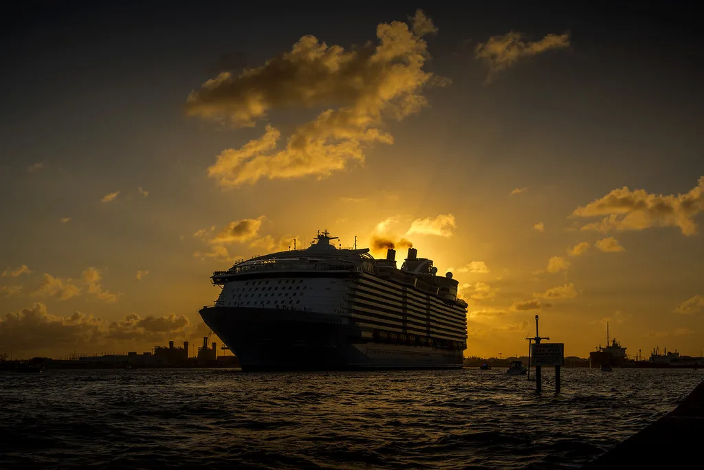 Panoramic view of Port Everglades