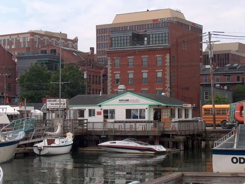 Portland, Maine harbor view