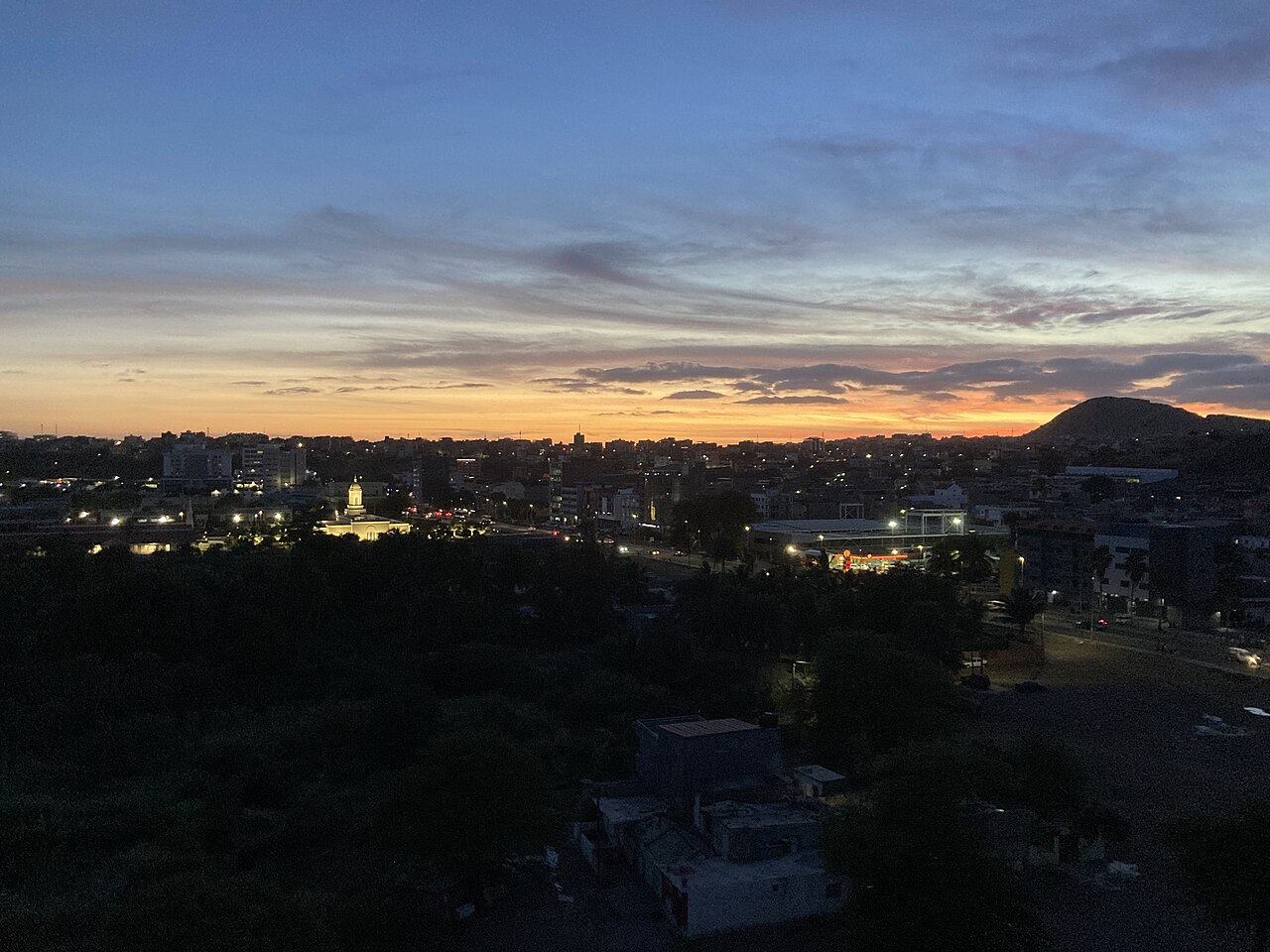 Cape Verde island landscape