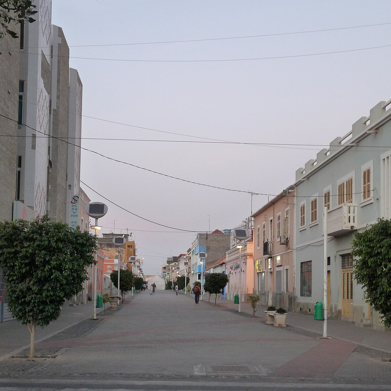 Street scene in Praia